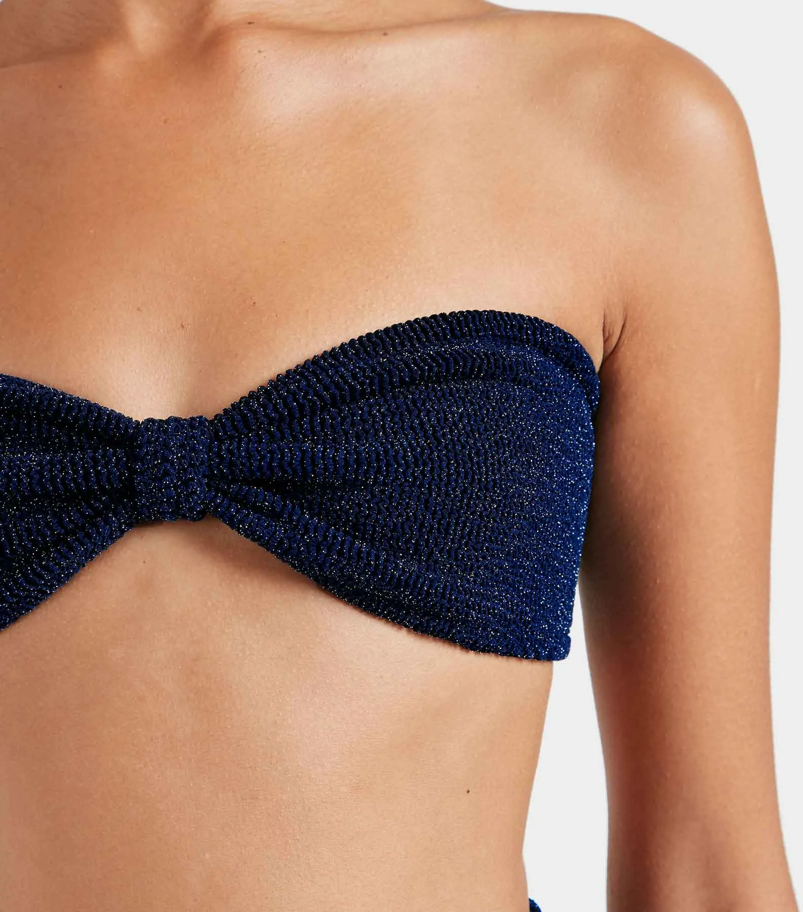 Ruby Bikini Lurex - Navy/Silver