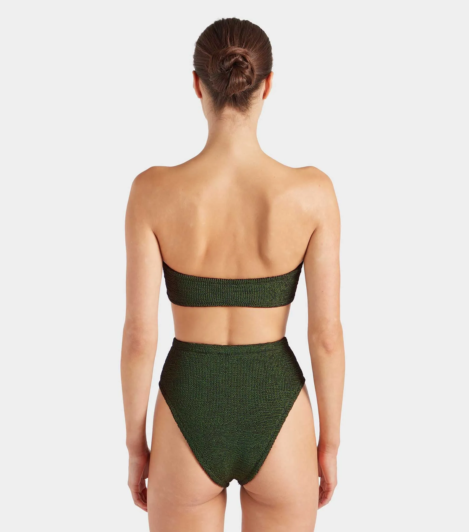 Ruby Bikini - Metallic Khaki
