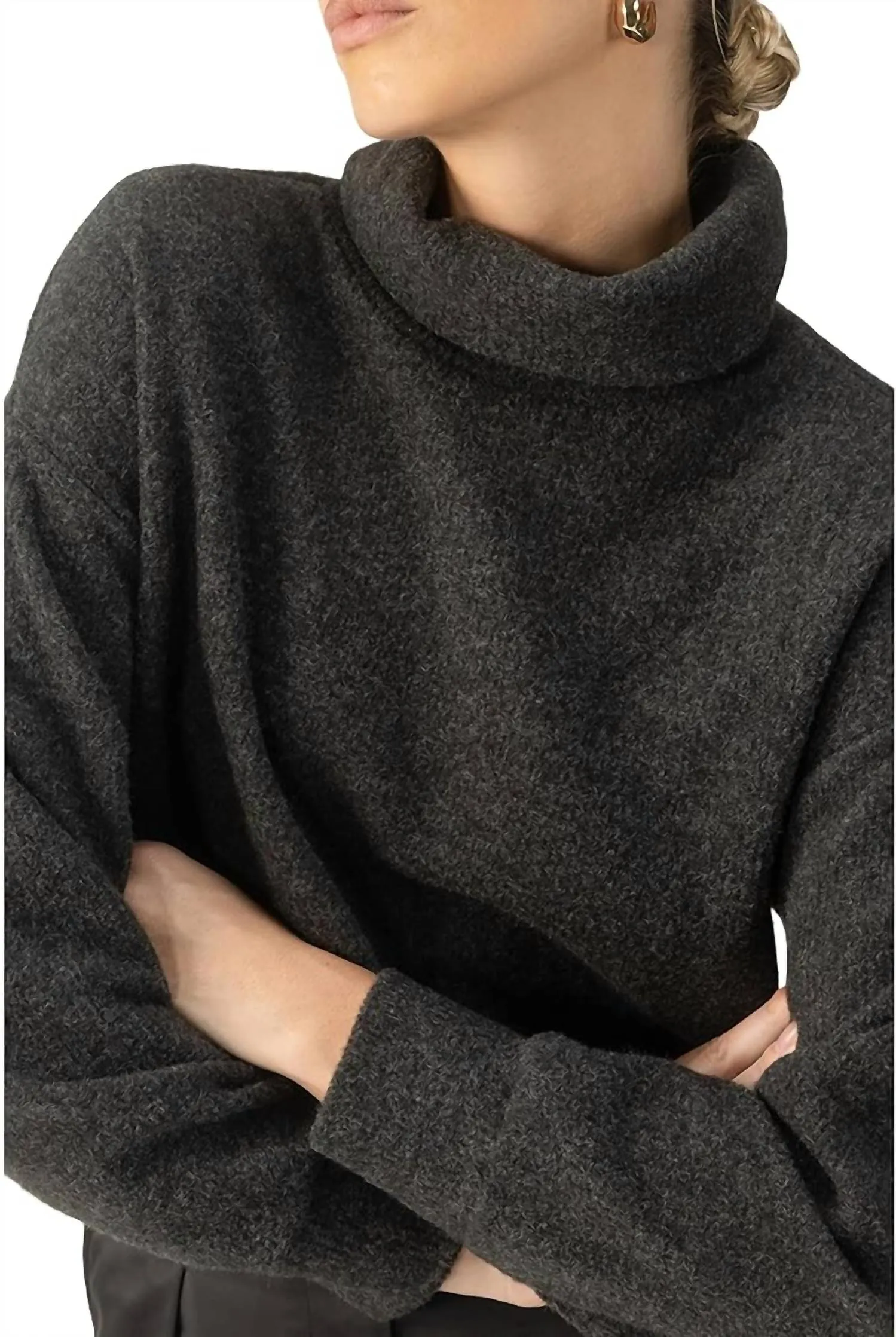 Sanctuary - Everyday Cozy Popover Turtleneck Sweater