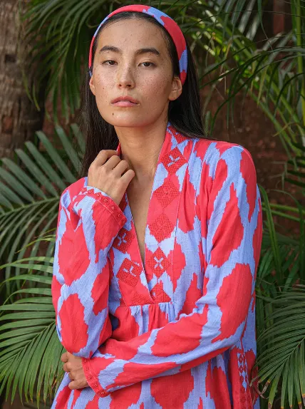 Sandalwood Dress, Flame