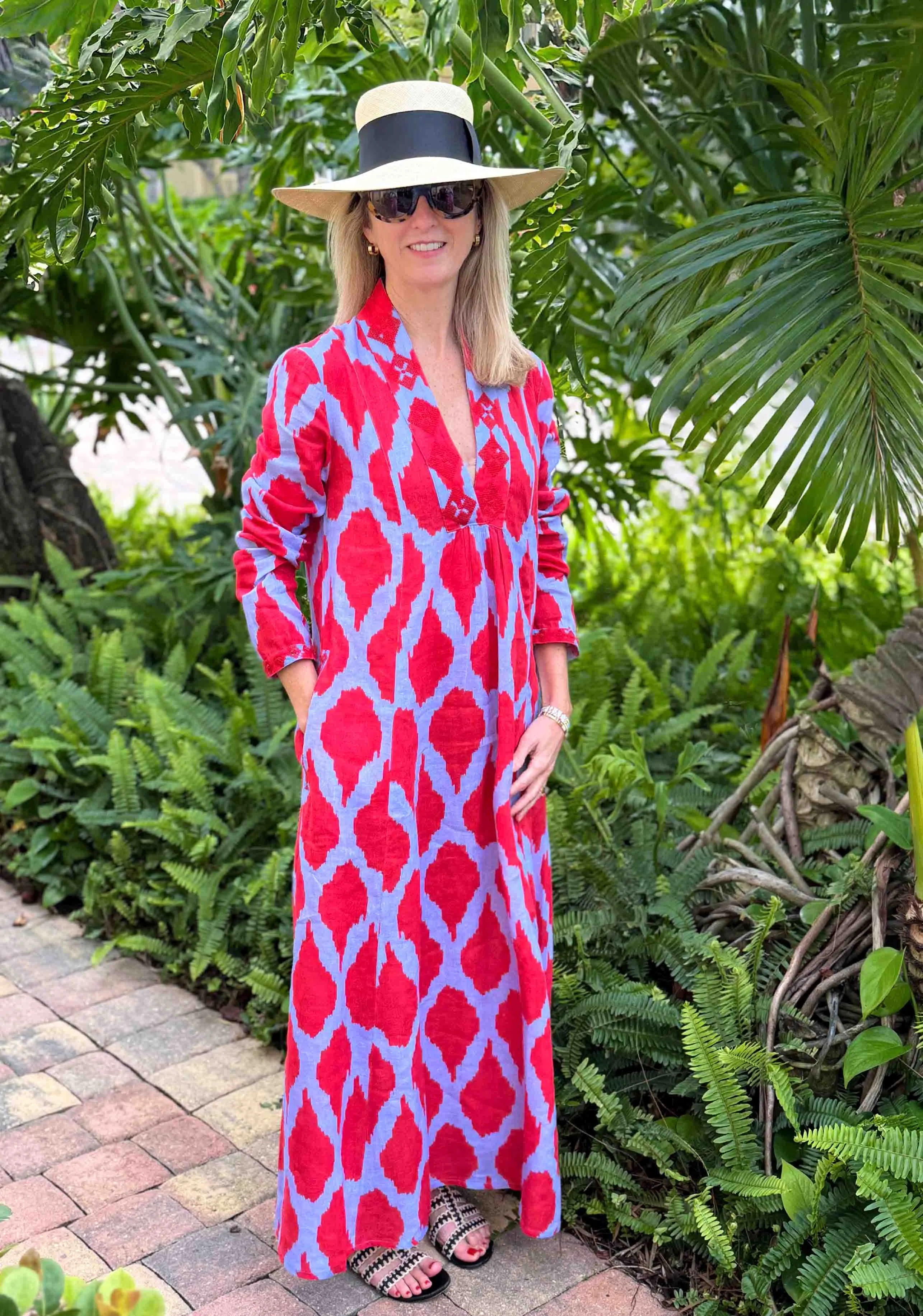 Sandalwood Dress, Flame