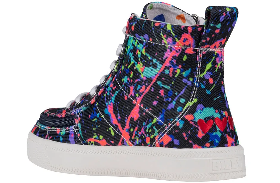 Sasha Splatter BILLY Classic Lace High Tops