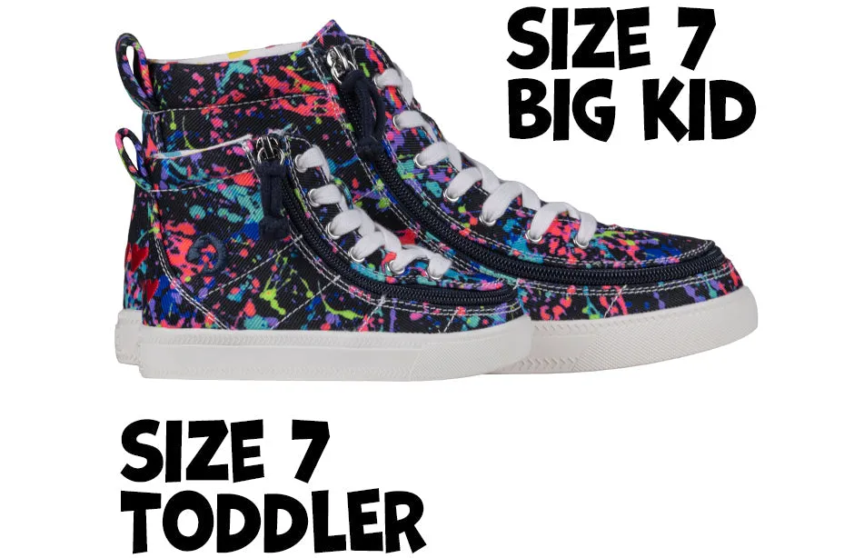 Sasha Splatter BILLY Classic Lace High Tops