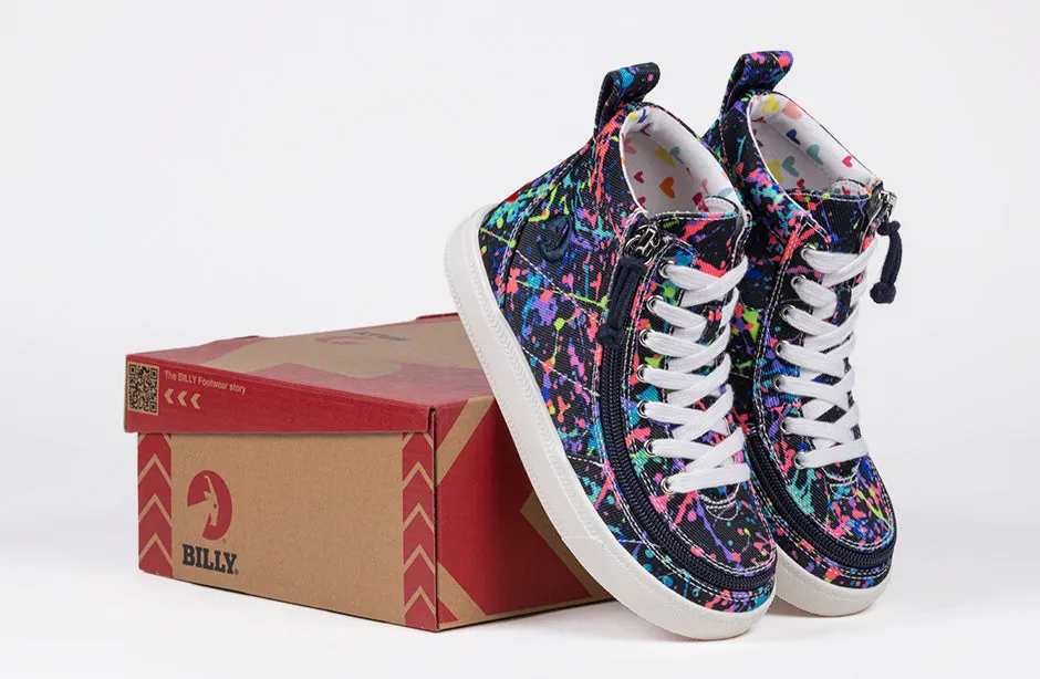 Sasha Splatter BILLY Classic Lace High Tops