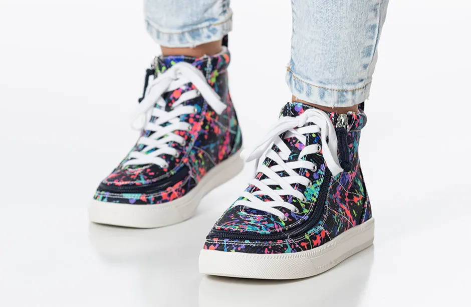 Sasha Splatter BILLY Classic Lace High Tops