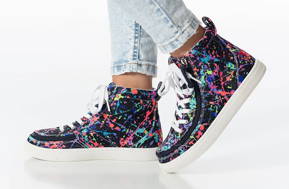 Sasha Splatter BILLY Classic Lace High Tops