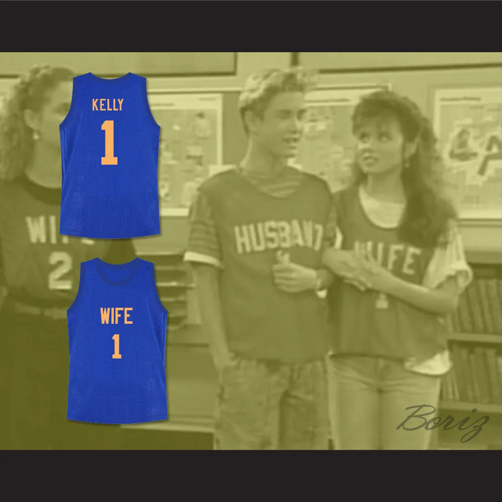 Saved By The Bell Kelly Kapowski Wife 1 Basketball Jersey Family Roleplay