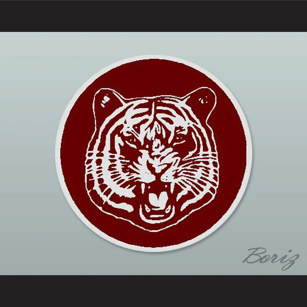 Saved By The Bell Screech 00 Bayside Tigers Maroon Basketball Jersey Includes Tiger Patch