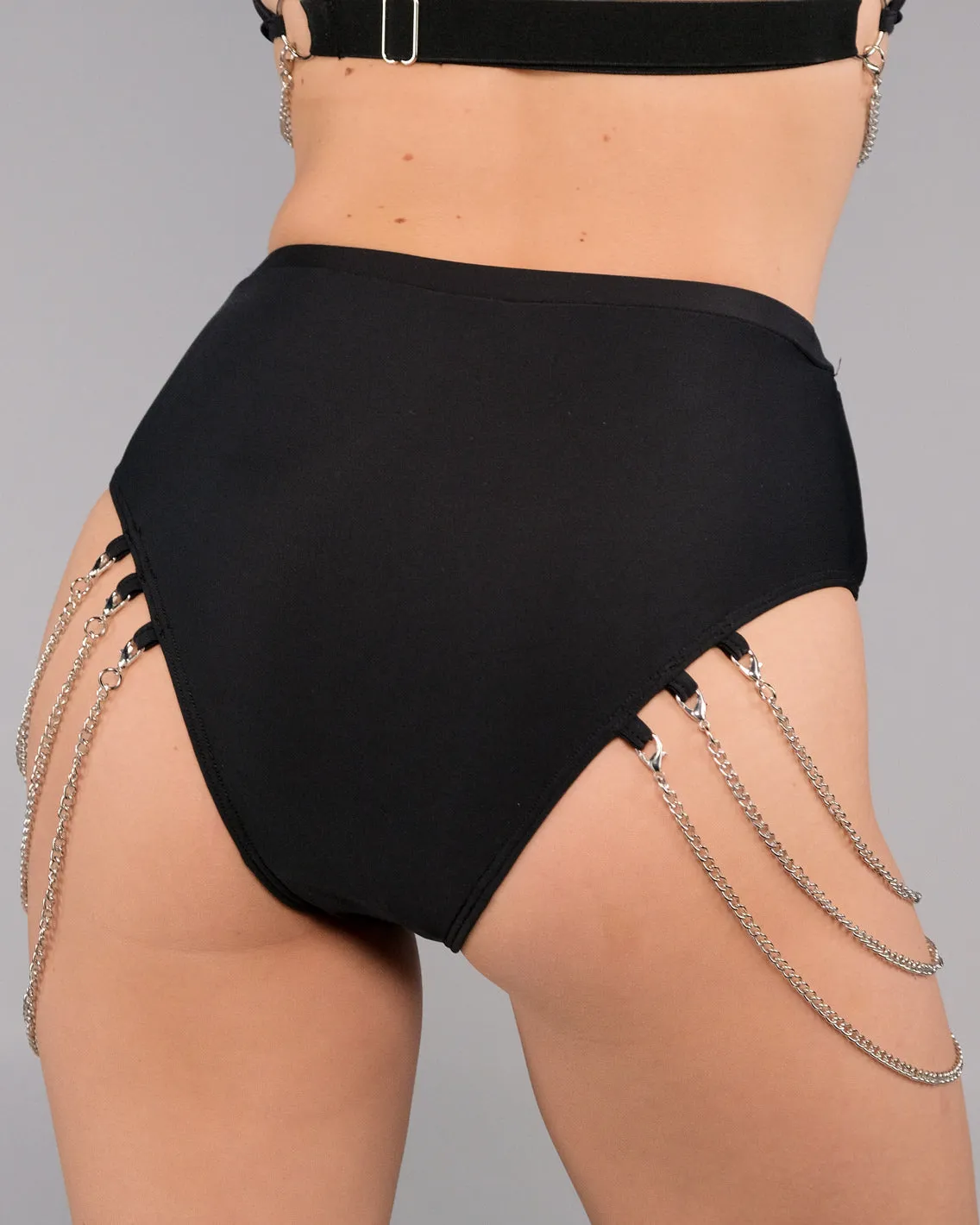 Say A Prayer Cascading Chain High Waist Bottoms