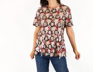 Scanlan and Theodore embroidered floral top size 8