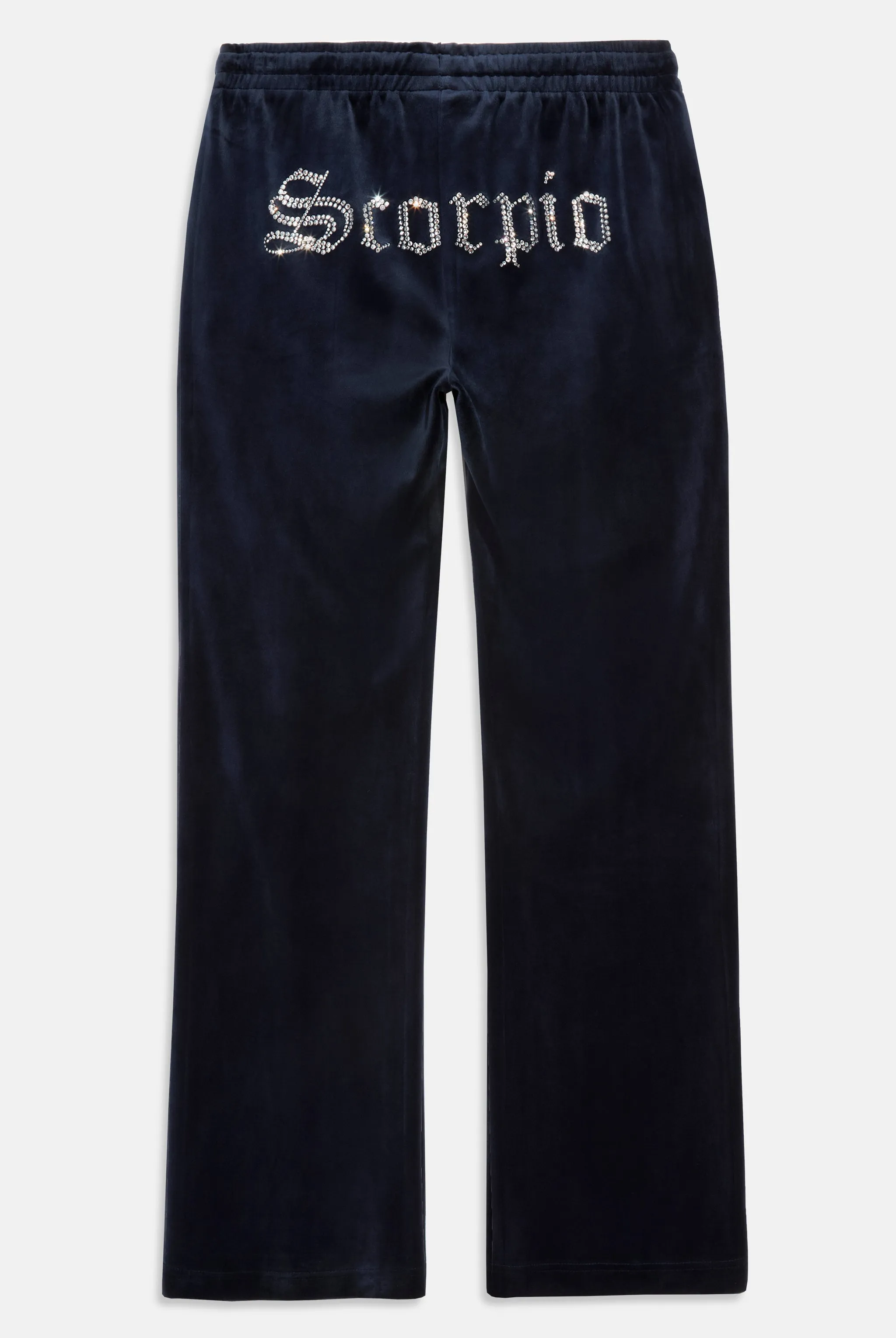 'SCORPIO' NIGHT SKY VELOUR DIAMANTÉ TRACKSUIT BOTTOM