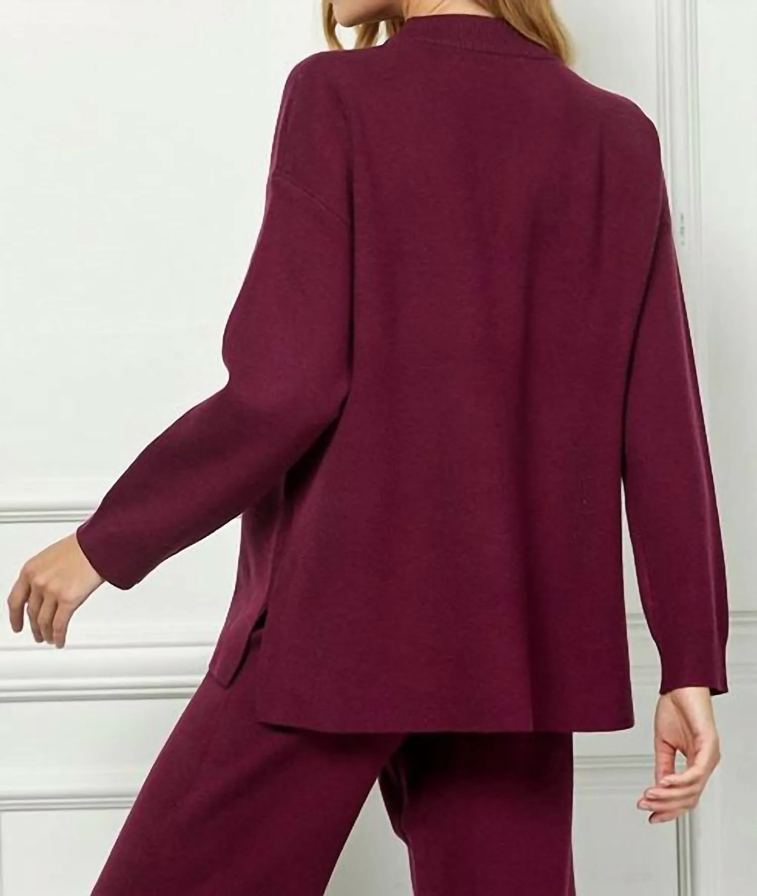 See And Be Seen - Mock Neck Sweater Top
