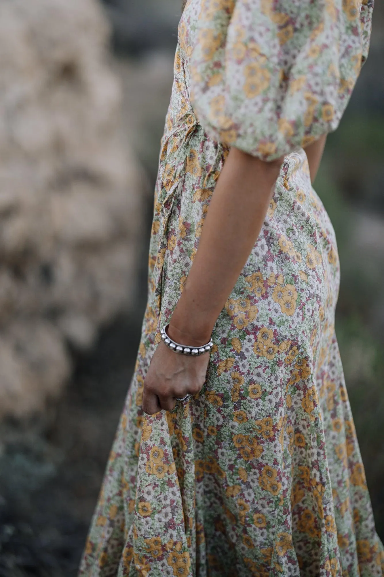 Seranie Wrap Midi Dress