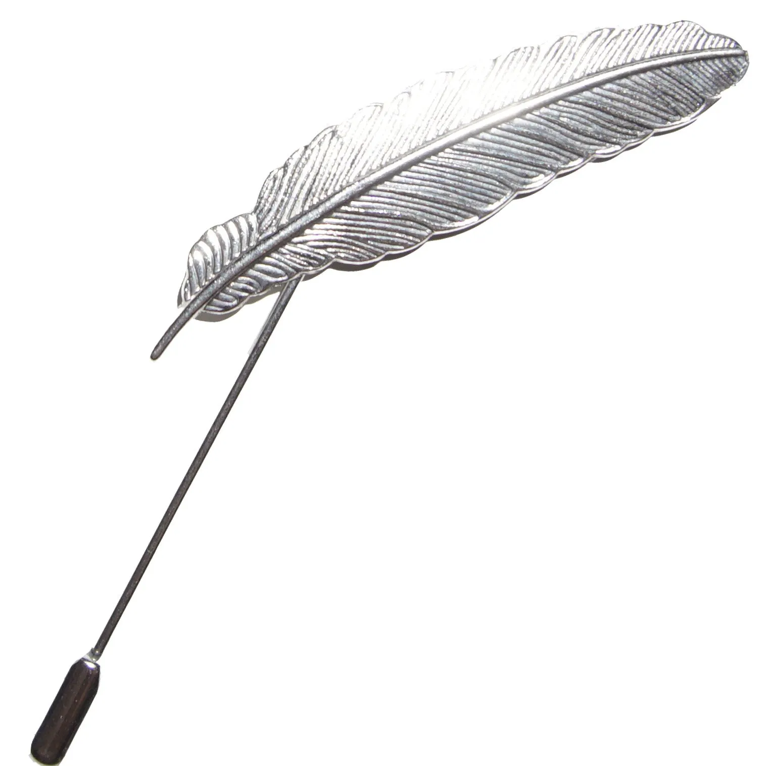 Silver Feather of Truth Lapel Pin