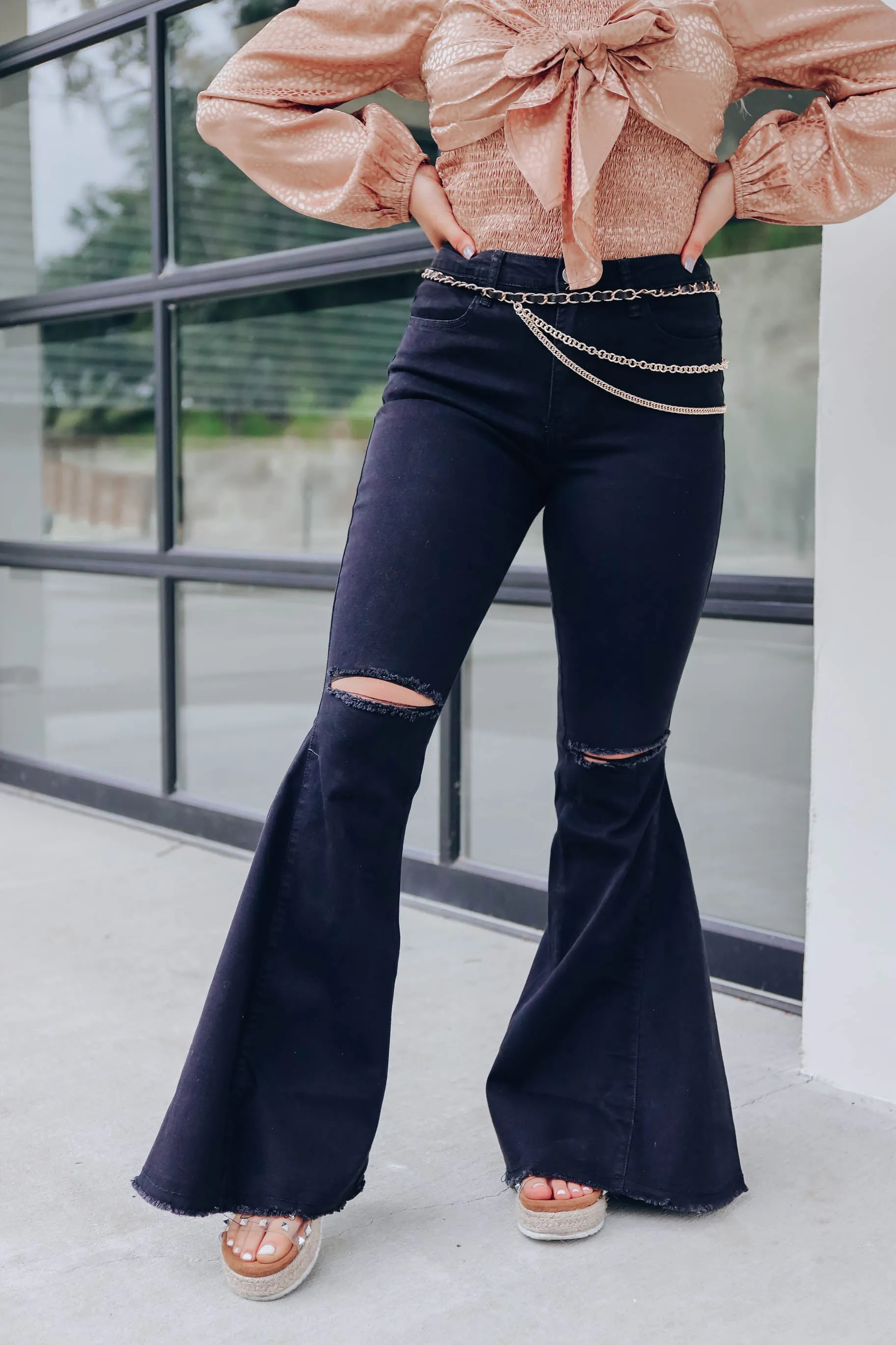 South Of The Border Bell Bottom Jeans