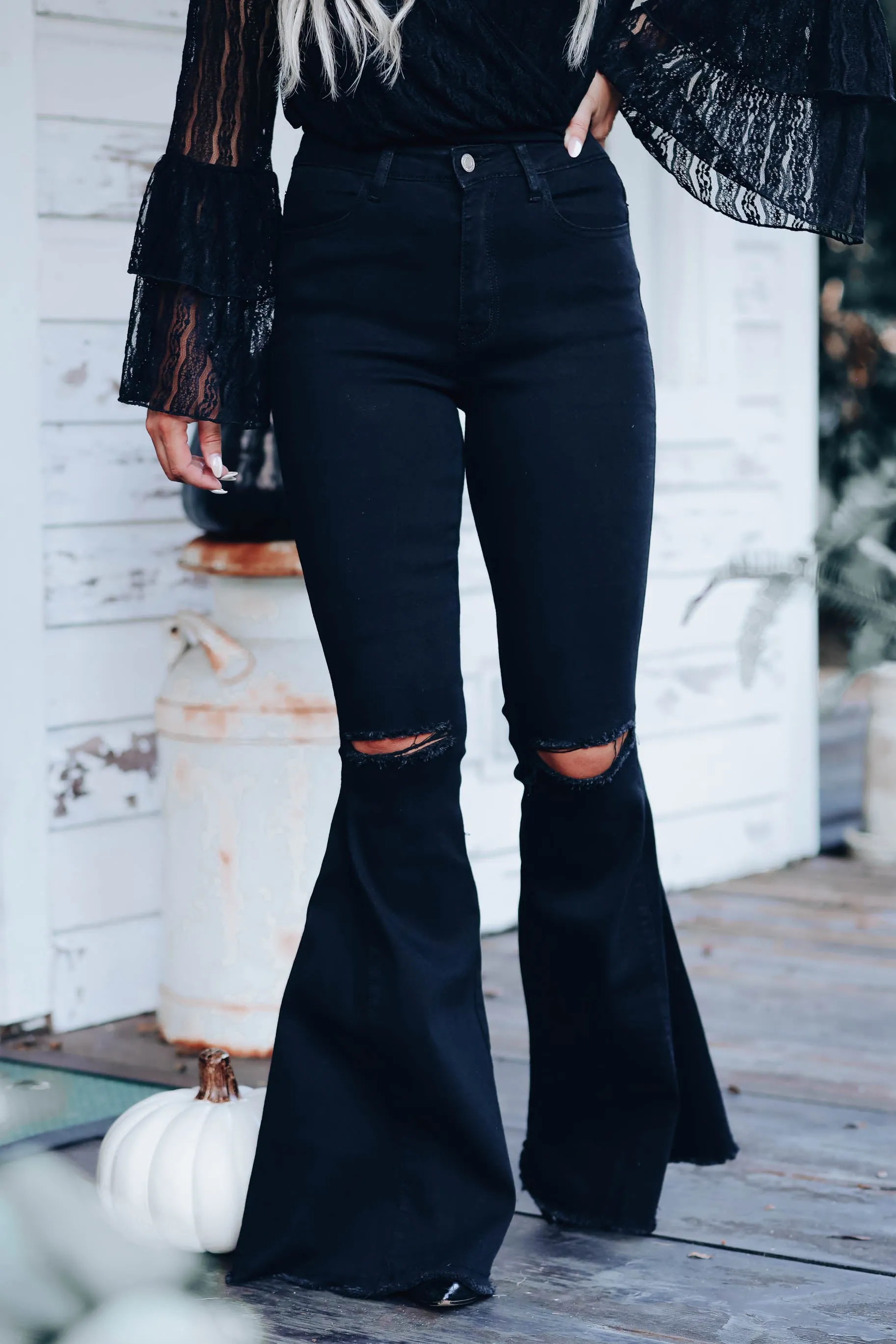 South Of The Border Bell Bottom Jeans