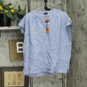 Splendid Women's Linen Blend Tunic Top 177097 Blue 2XL
