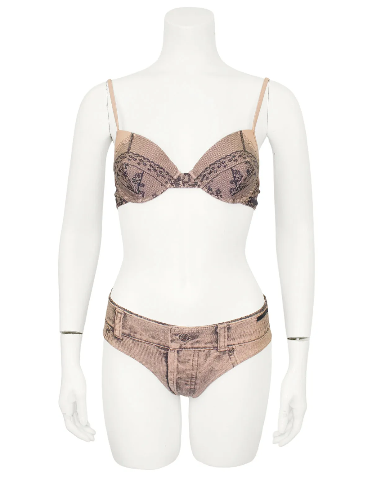 Spring/Summer 2006 Trompe L'oeil Lace and Denim Bikini