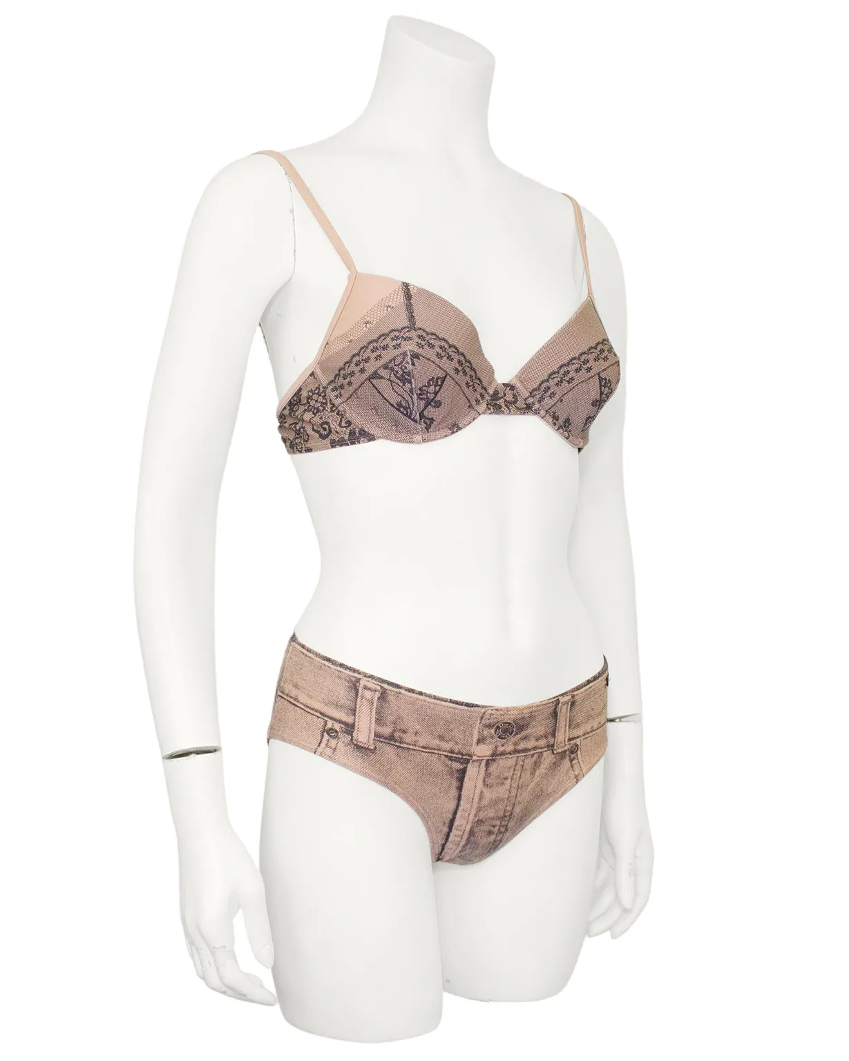 Spring/Summer 2006 Trompe L'oeil Lace and Denim Bikini