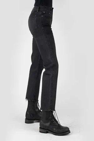 Stetson Hi Rise Blk Strt Jean