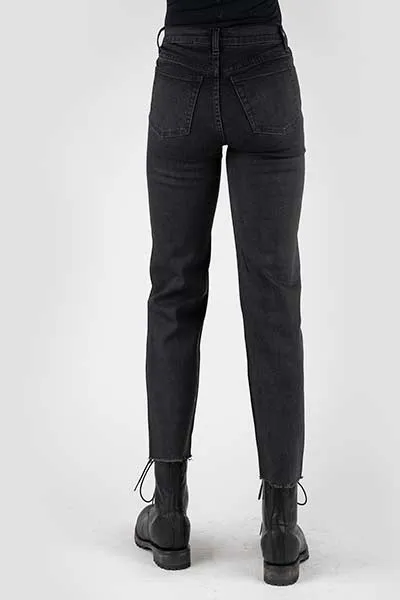 Stetson Hi Rise Blk Strt Jean