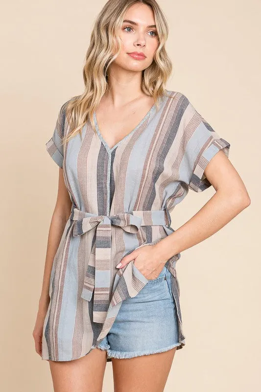 Striped Cotton Tunic