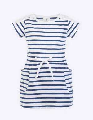 Striped Lace Tunic Dress