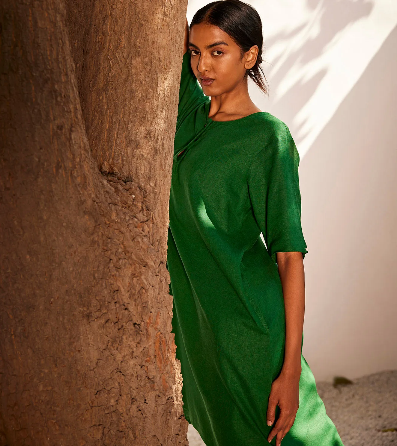 Summer Dress Linen-Fashion Edit-Oh Sussana-KW723-Khara Khapas