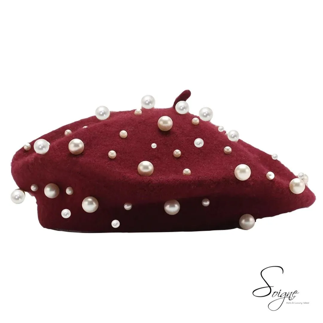 The Beret In Burgundy