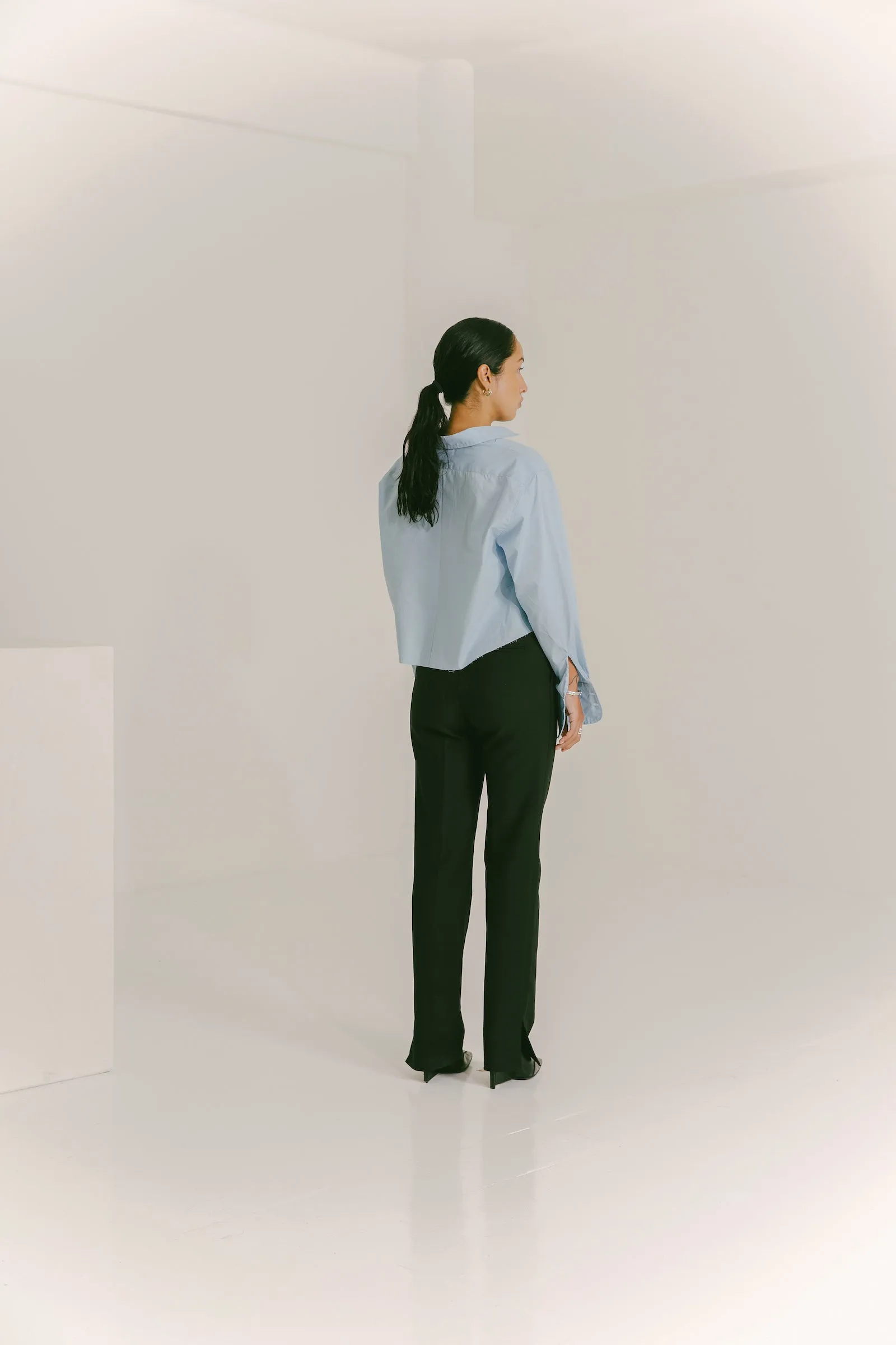 The Cropped Boyfriend Shirt