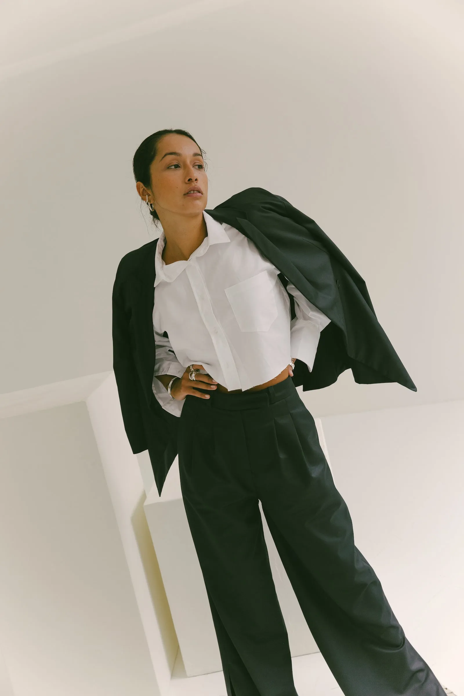 The Cropped Boyfriend Shirt