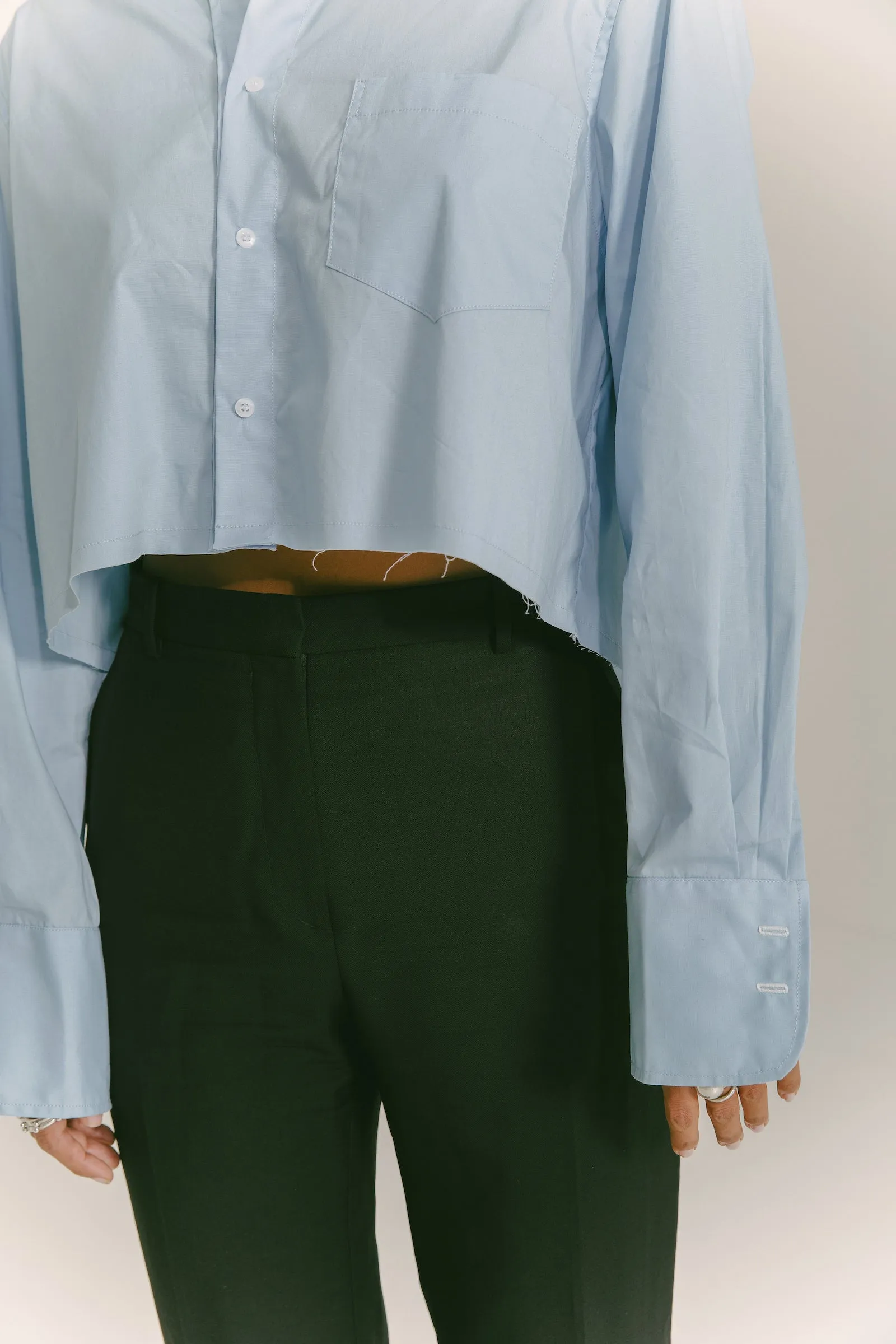 The Cropped Boyfriend Shirt