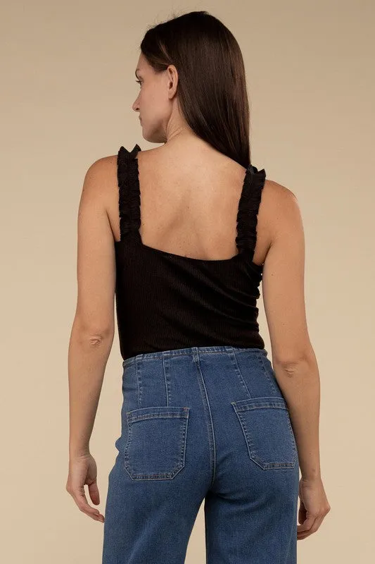 The Flirt Ribbed Bodysuit