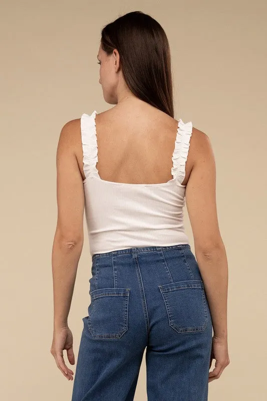 The Flirt Ribbed Bodysuit