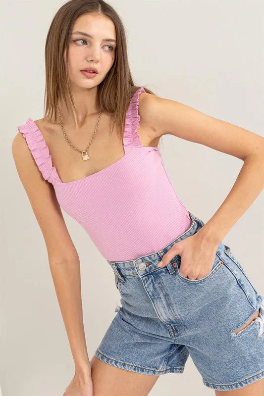 The Flirt Ribbed Bodysuit