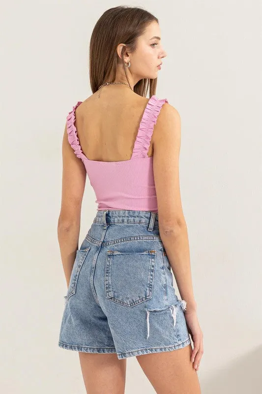 The Flirt Ribbed Bodysuit