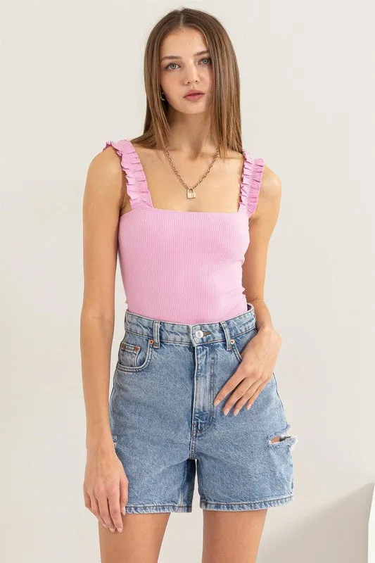 The Flirt Ribbed Bodysuit