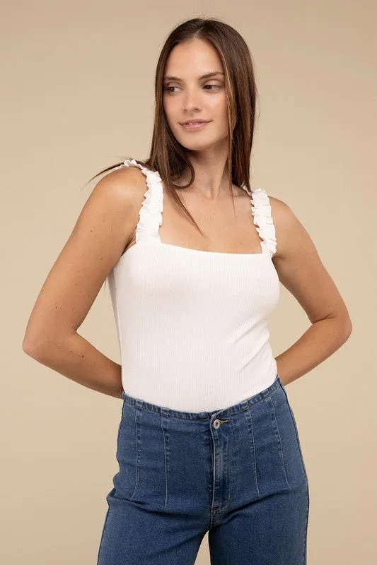 The Flirt Ribbed Bodysuit