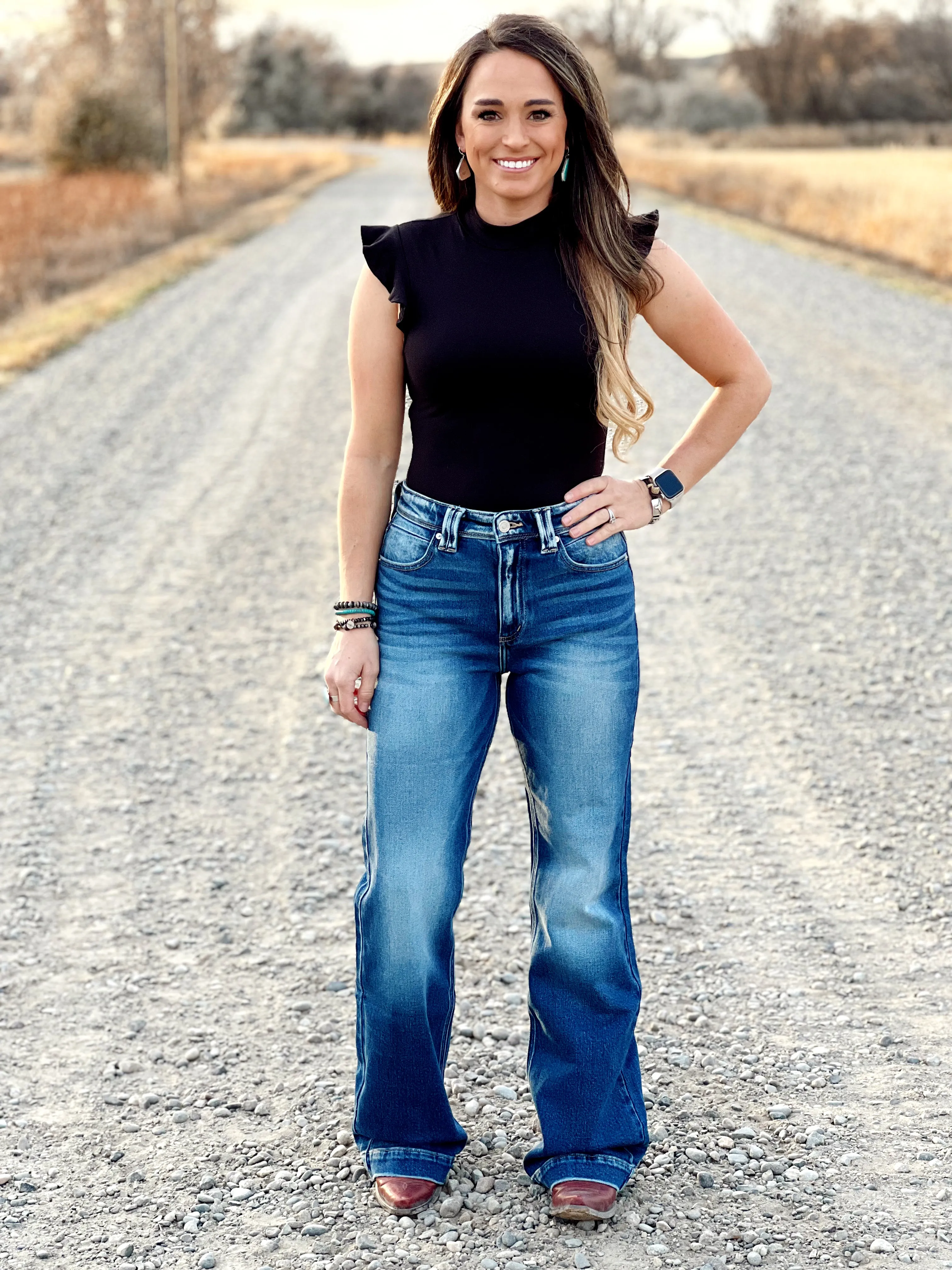 The High Rise Holly Flare Jean