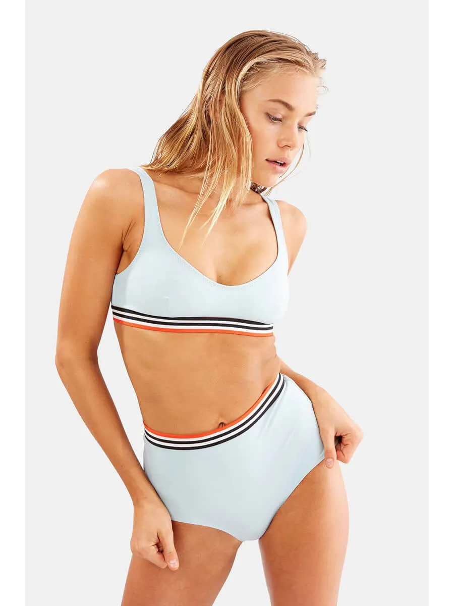 The Katie High Waist Bottoms Sky