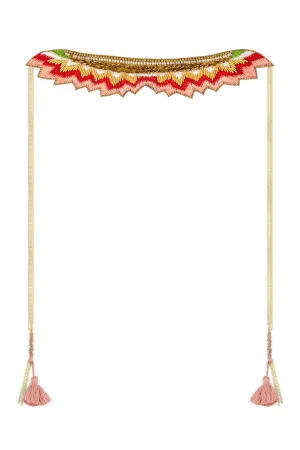 The Mahi Necklace ↠ Peach Green