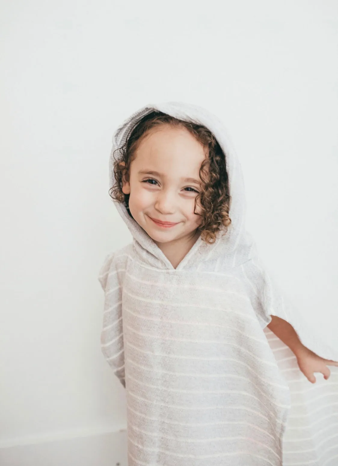 The Palmer Natural Hooded Poncho