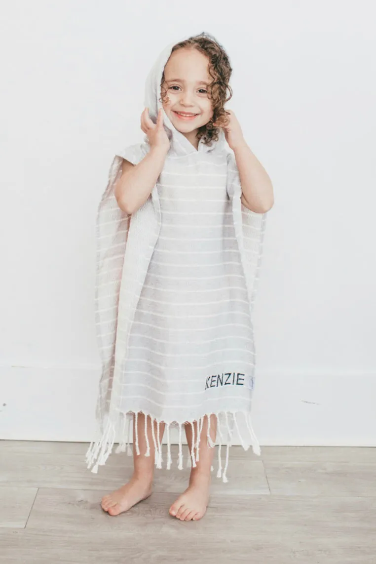 The Palmer Natural Hooded Poncho