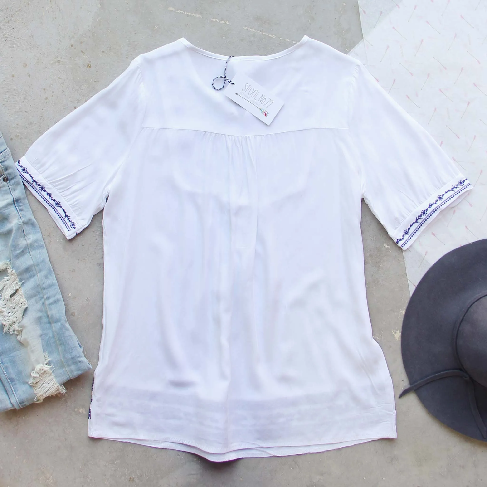 The Roe Embroidered Tunic