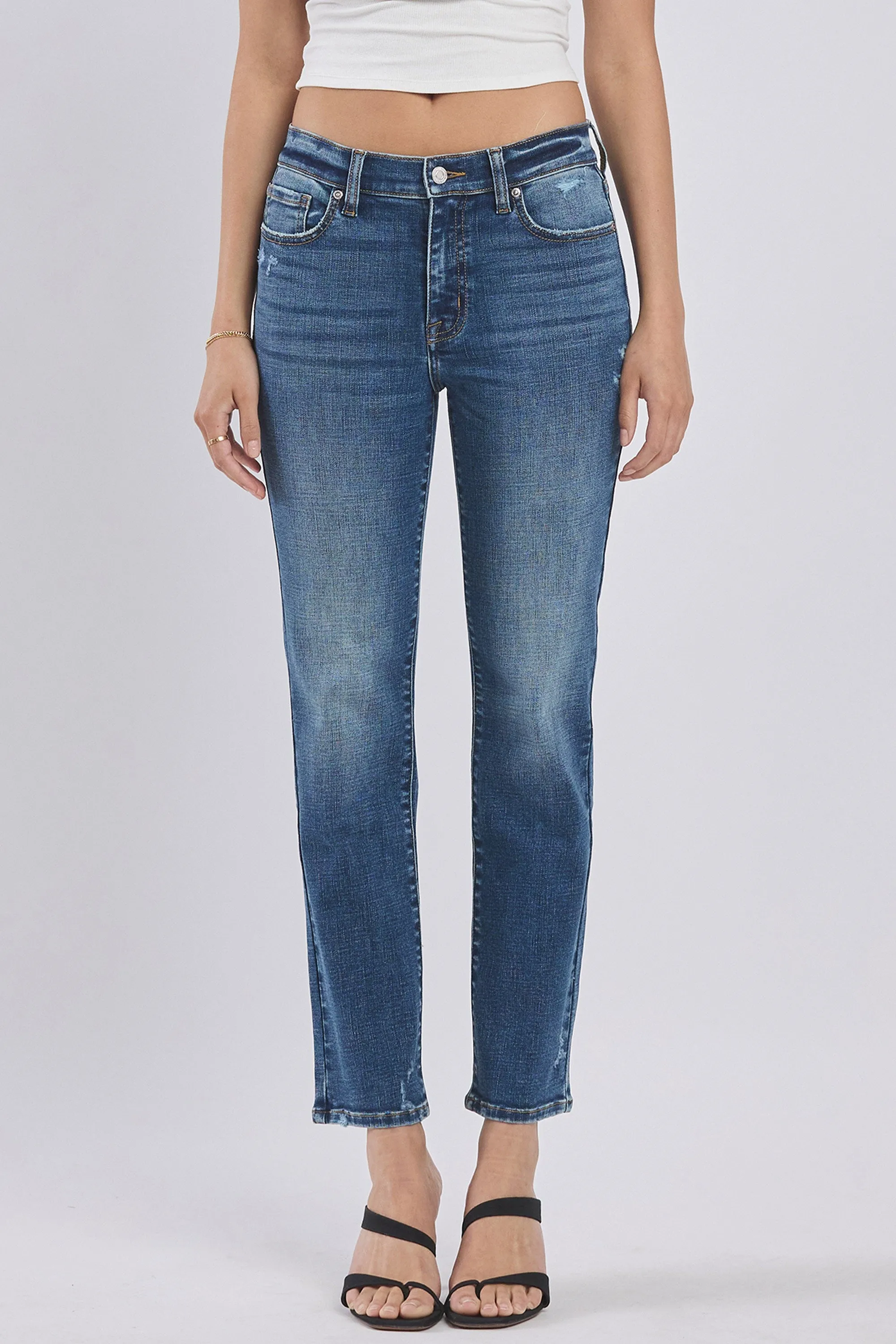 The Sleek Stretch Ankle Jean