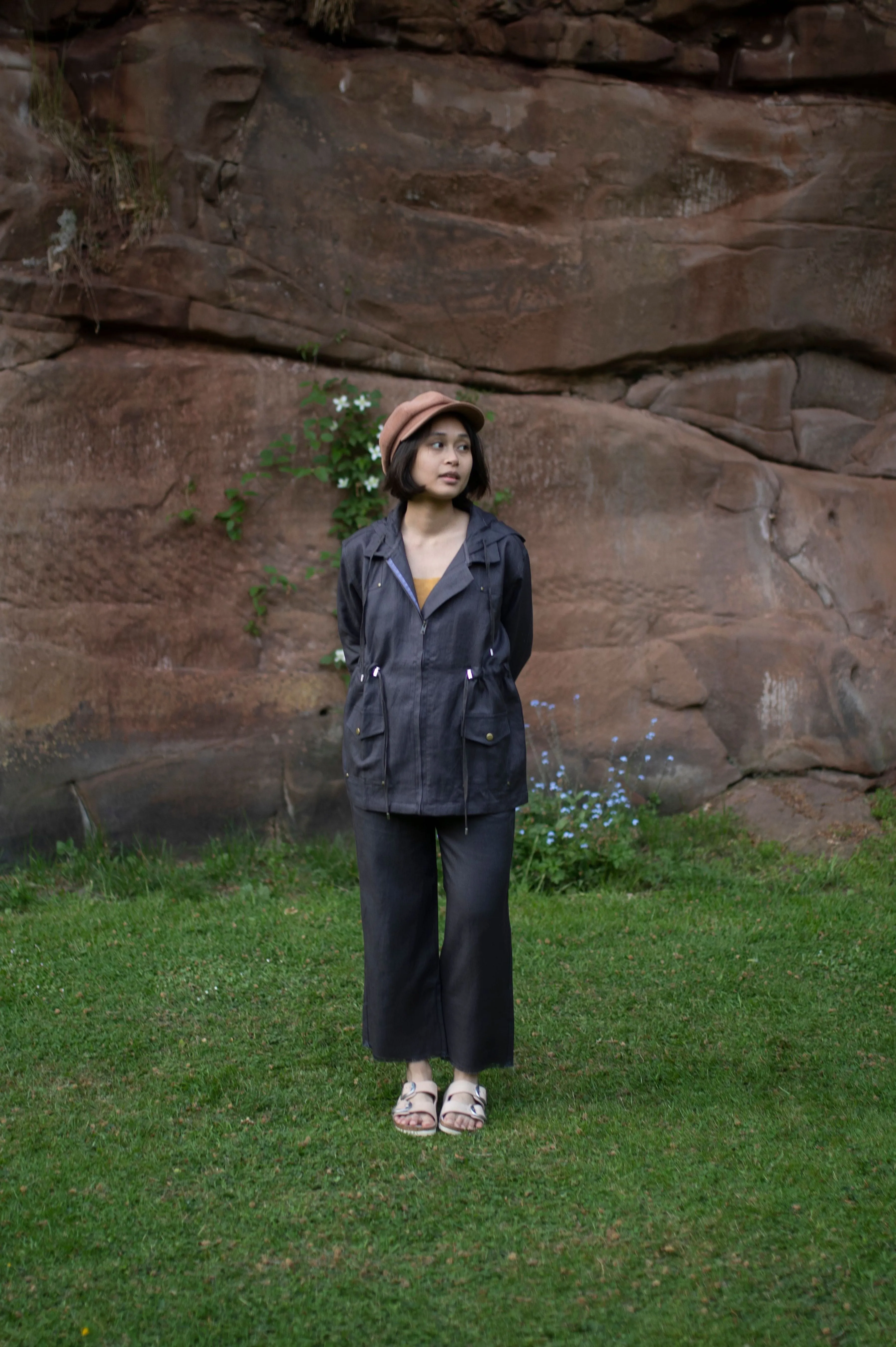 The Terra Tribe Charcoal Nelson Utility Jacket