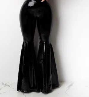 Tiered Latex Pants