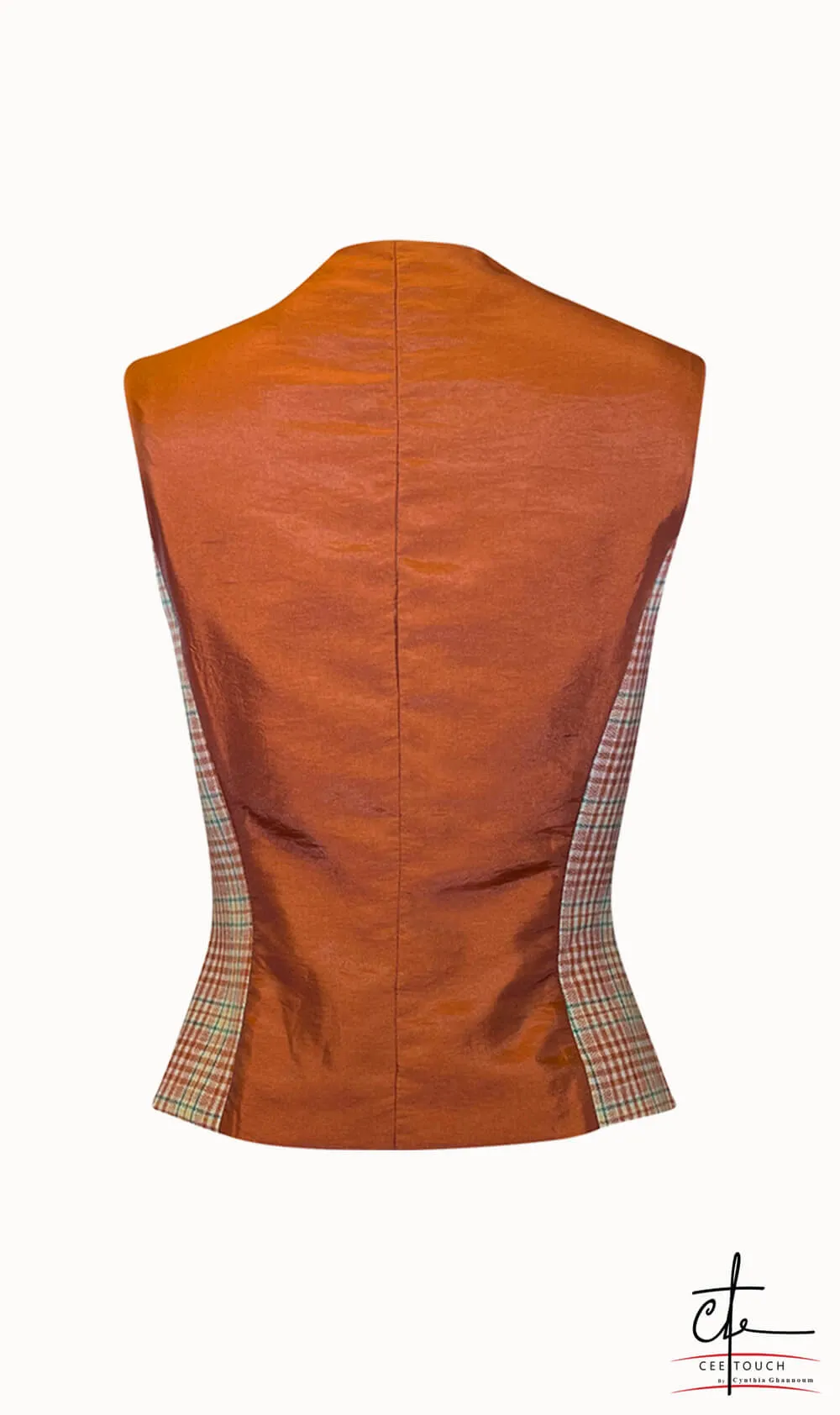 Tile Check Waistcoat