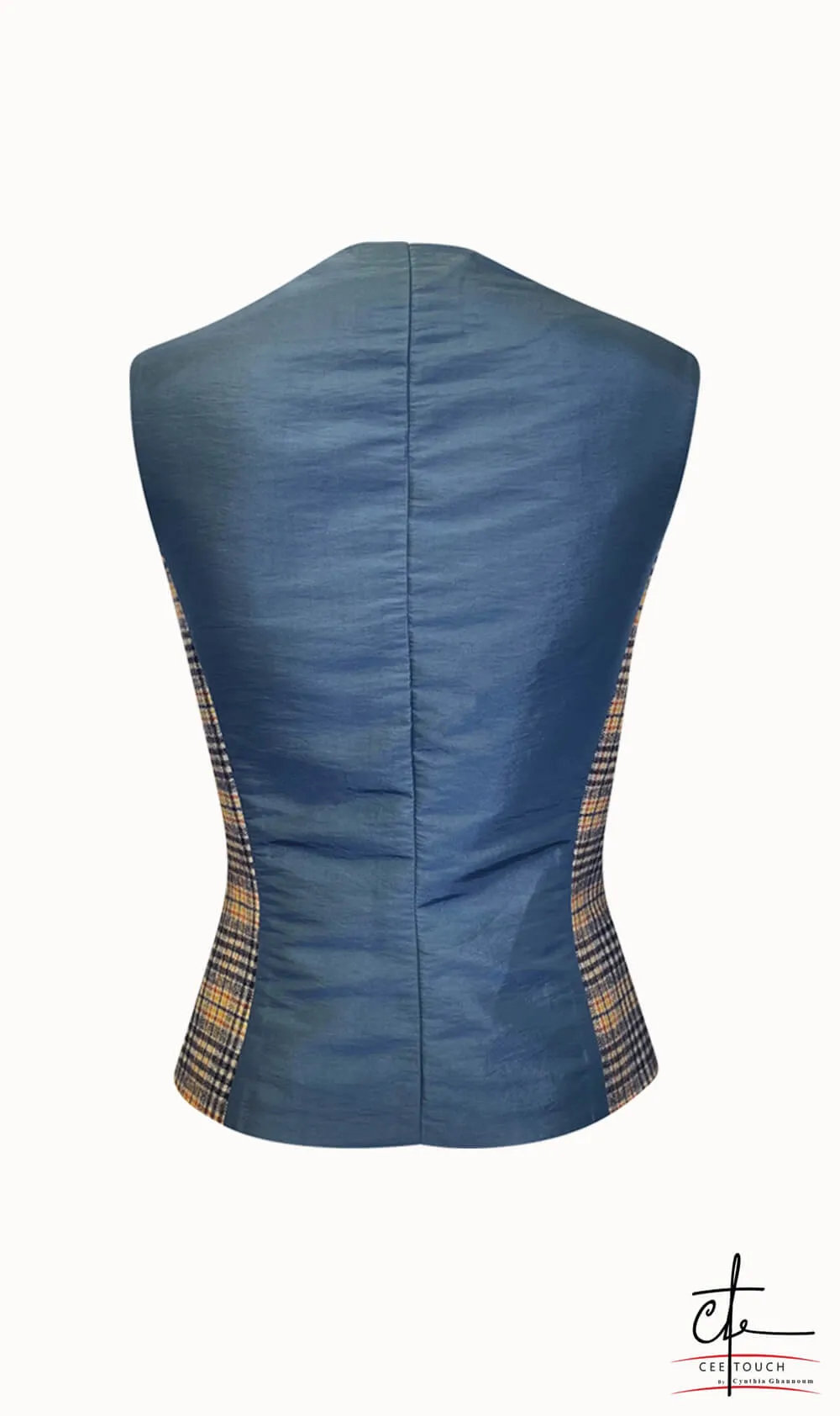 Tile Check Waistcoat