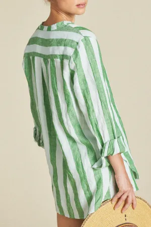 Tori Tunic - Aloe Stripe